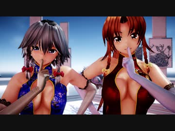 【東方MMD】咲夜と美鈴で「Mirrrrrors」1080P