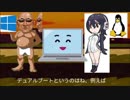 OSのデュアルブートについて (Linuxと仮想化)