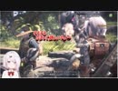 話し中にアンジャナフに襲われるも霊(になる)能力で回避する椎名唯華【MHW】