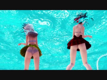 Girls in the pool ! [R18MMD]