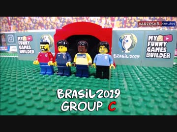 LEGOでコパアメリカ出場国紹介