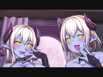 【バイノーラル風】双子サキュバスのあまあま誘惑攻撃♪【耳舐め,ASMR】(CV柚木桃香)Binaural Ear licking