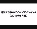 月刊工作抜きVOCALOIDランキング(2019年5月編)