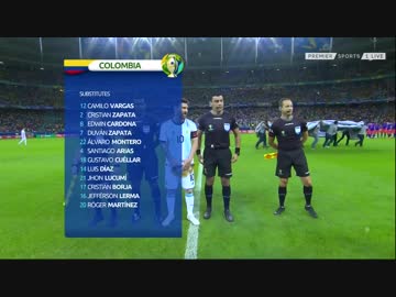 《コパ・アメリカ2019》 [グループB・第1節] アルゼンチン vs コロンビア （2019年6月15日）