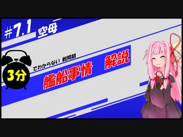 3分でわからない戦間期　艦船事情解説 #7 空母