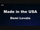 Made in the USA - Demi Lovato Karaoke 【With Guide Melody】 Instrumental