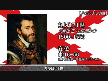 【歴史】スペイン王の一覧(+カルリスタ王位請求者)【ゆっくり紹介】