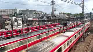 【定点観測】神奈川新町駅朝ラッシュ【京急 本線】