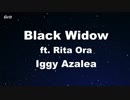 Black Widow ft. Rita Ora - Iggy Azalea Karaoke 【With Guide Melody】