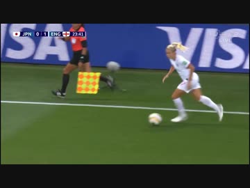 【女性大迫 宝田 全タッチあり】女子W杯サッカー　世界7位の女 なでしこしこ- ×  世界3位の女 イングランド