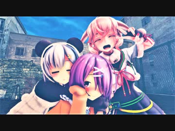 【アイドル部】ポニテめめめ・制服あずきち・パンダたまちゃん・馬ダンサーズ「ドラマツルギー」【アイドル部MMD】
