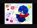 【愛言葉】誕生日だっだので自分描いたった