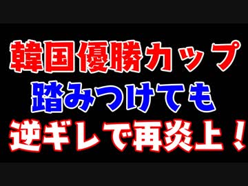 パンダカップで韓国が優勝カップ踏みつけた根本原因が未だわからない韓国人たち