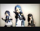 【MMD艦これ】五月雨と、涼風が、初霜をもふもふして「いいや」【1080p@60f】