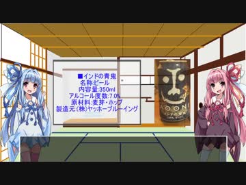 お酒大好き琴葉姉妹　【インドの青鬼】