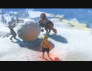 呼んで走ってきた馬で雪玉ボウルのピンを倒せると聞いて