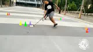 [ストリートミニ四駆]Yoky Hamid Raflyanto Nasution shows us his drive ability :-)