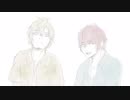 【ヒプマイ】ヘビを見つけた一二三と独歩【手描き】