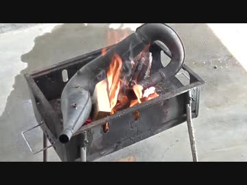 バイクのマフラーをガチで焼いてみた【CRM50レストア#8】