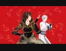 【MMDグラブル刀剣乱舞】歌えや踊れ！脳を守れ！「フィクサー」辛そうな鶴さんとサンダルフォン！