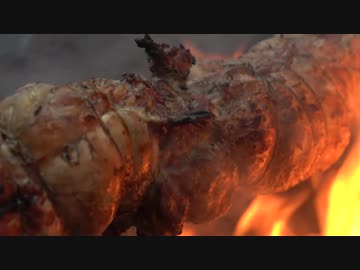 生ハムとチキンのロースト