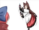影狼さんがコーラを振るだけ