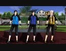 【MMD刀剣乱舞】 皆でスクワット
