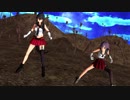 [MMD]艦これ 矢矧・酒匂 イレヴンレイヴガール｛着衣有り｝