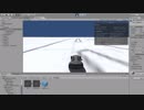 unity 名阪Cで車を走らせてみたassets vehicle test 物理演算