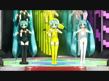 再投稿【MMD】ちび七葉たちで星間飛行ギラッ【第3回七葉1052式作品展】