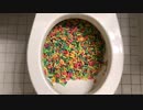 シリアルをトイレに流してみた６