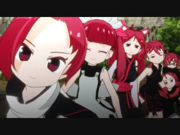 【MMDケムリクサ】なかよし6姉妹が弧を描いて回るだけ