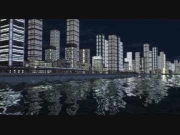 【A列車で行こう9V5】～海辺のビル夜景に照らされて～　Limited Express "Aoi"