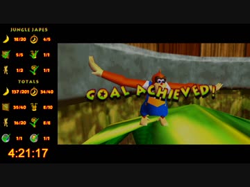 【RTA】ドンキーコング64 101% 5:22:08 part9