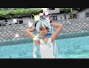 【Ray-mmd】葱焼町で部屋着つみミクさんがロキ 波有り
