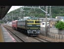 【人が多いと】EF81 113牽引キハ120配給@山科(20190706)【思ったら】