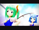 【MMD】かりめろ☆ぽじてぃぶ 【ゆきはね式チルノ・大妖精】