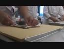 【見習い】寿司職人によるアジの三枚おろし　　練習フル