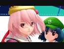 【東方MMD】 にとりとみとりとモブ河童隊でオツキミリサイタル