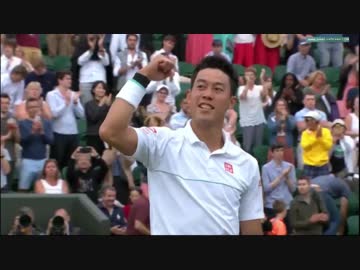 2年連続ベスト8！錦織圭 vs ミハイル・ククシュキン【ウィンブルドン 2019 4回戦】