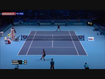 【テニス】錦織vsフェデラー 華麗なラリーまとめ
