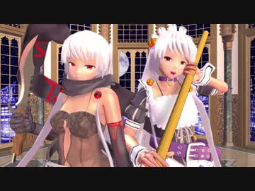 【MMD対魔忍】小太郎とユーリヤでフィクサー【モデル配布】【1080p】