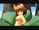 【MMD】狐娘さんで「DEEP BLUE TOWNへおいでよ」