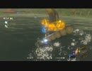 依頼を受けて、イカダの棒にトロッコを刺してみた