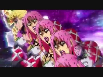 ディアボロの例のシーンにこち亀のＢＧＭ付けてみた