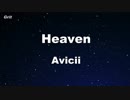 Heaven - Avicii Karaoke 【With Guide Melody】