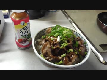 かけるだけ！簡単な焼肉丼を作る！