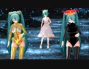 【MMD】 ポニテミクさんでGravityRain 【らぶ式】