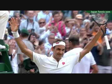 伝説再び フェデラー Vs ナダル ウィンブルドン 19 準決勝 Hd 60fps ニコニコ動画
