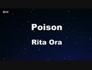 Poison - Rita Ora  Karaoke 【With Guide Melody】